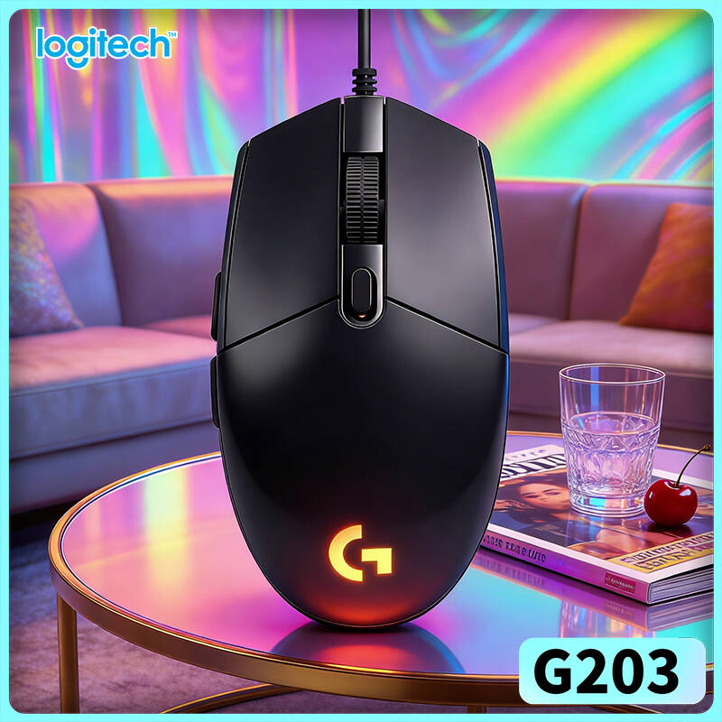 Pc Gaming Logitech - Logitech G203 LIGHTSYNC Oyun Mouse'u 8000