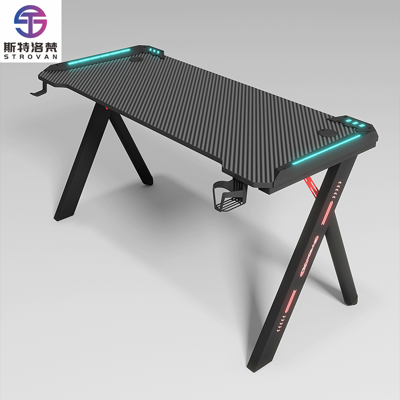 Pc Gaming Cafe - Siyah Renkli Modern Oyun Masası Bilgisayar