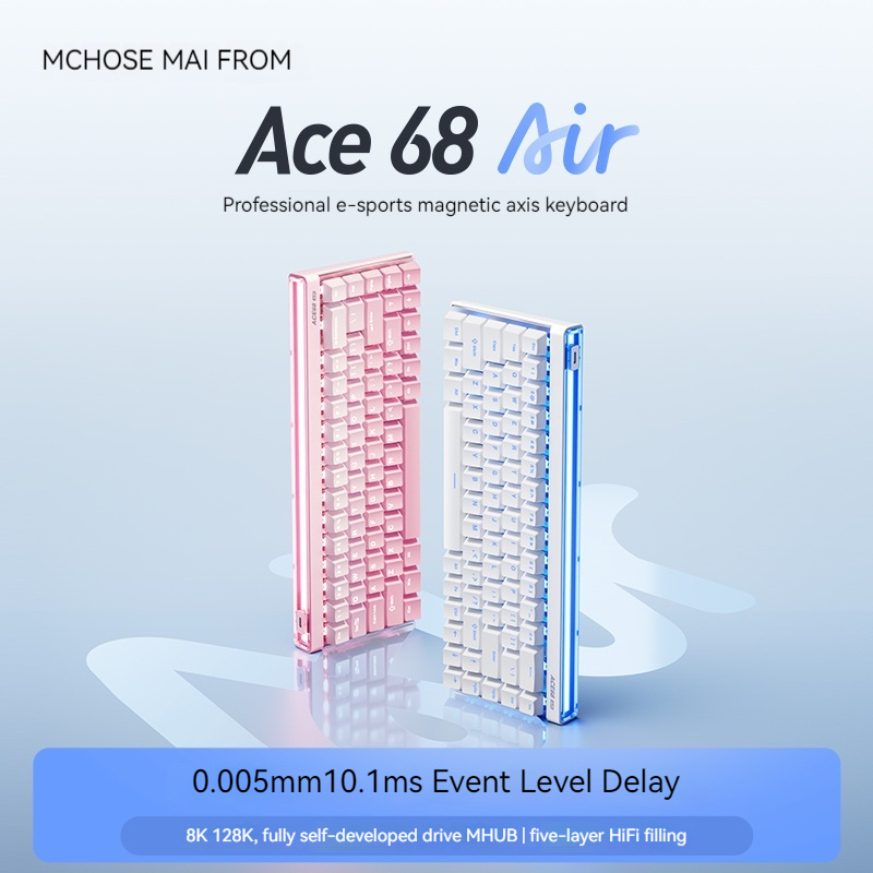 Pc Gaming Keyboard - Mchose Ace68 Air Manyetik Eksenli Mekanik