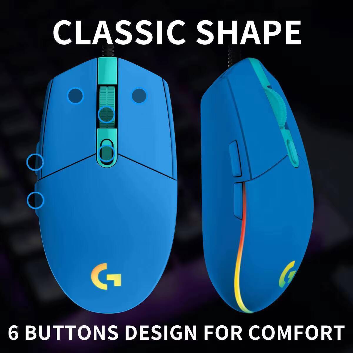 Logitech G203 LIGHTSYNC Oyun M - Pc Gaming Logitech incelemesi ve fiyatı