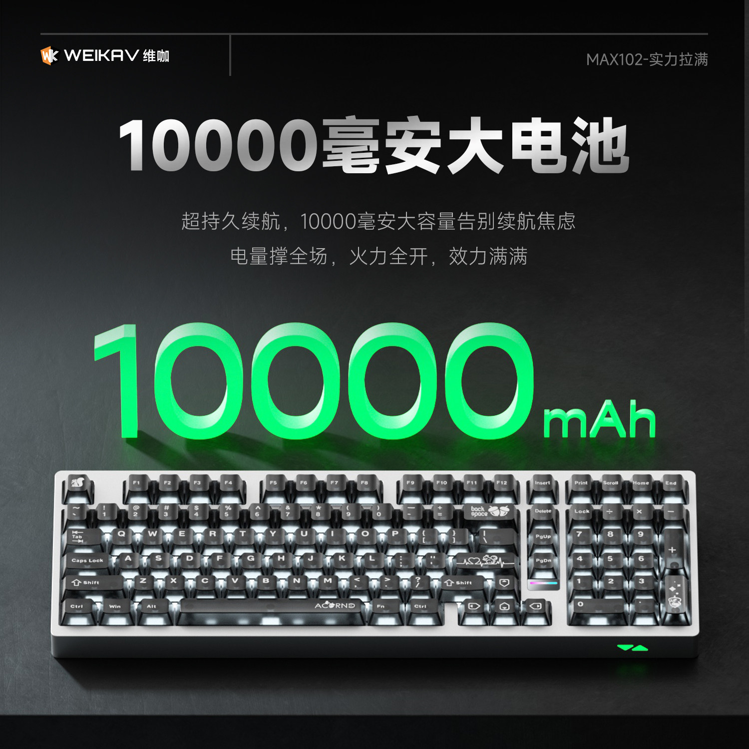 Weika Max102 Alüminyum Kasa Ka - Pc Gaming Keyboard incelemesi ve fiyatı