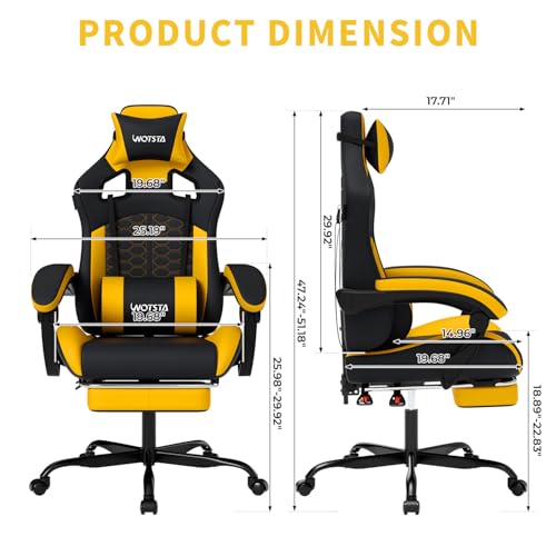 Masajlı Oyuncu Koltuğu, Ayak D - Pc Gaming Gaming incelemesi ve fiyatı