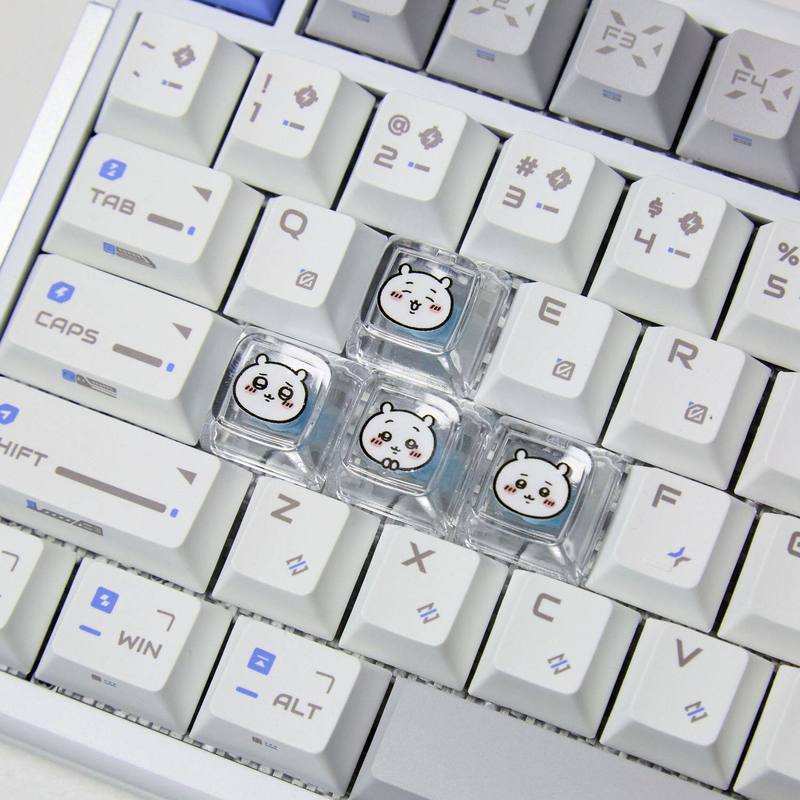 Chiikawa 4 Adet El Yapımı Şeff - Pc Gaming Keyboard incelemesi ve fiyatı