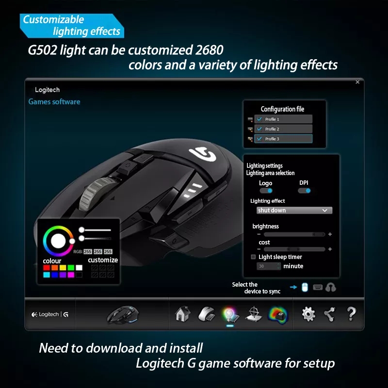 Logitech G502 HERO Yüksek Perf - Pc Gaming Logitech incelemesi ve fiyatı