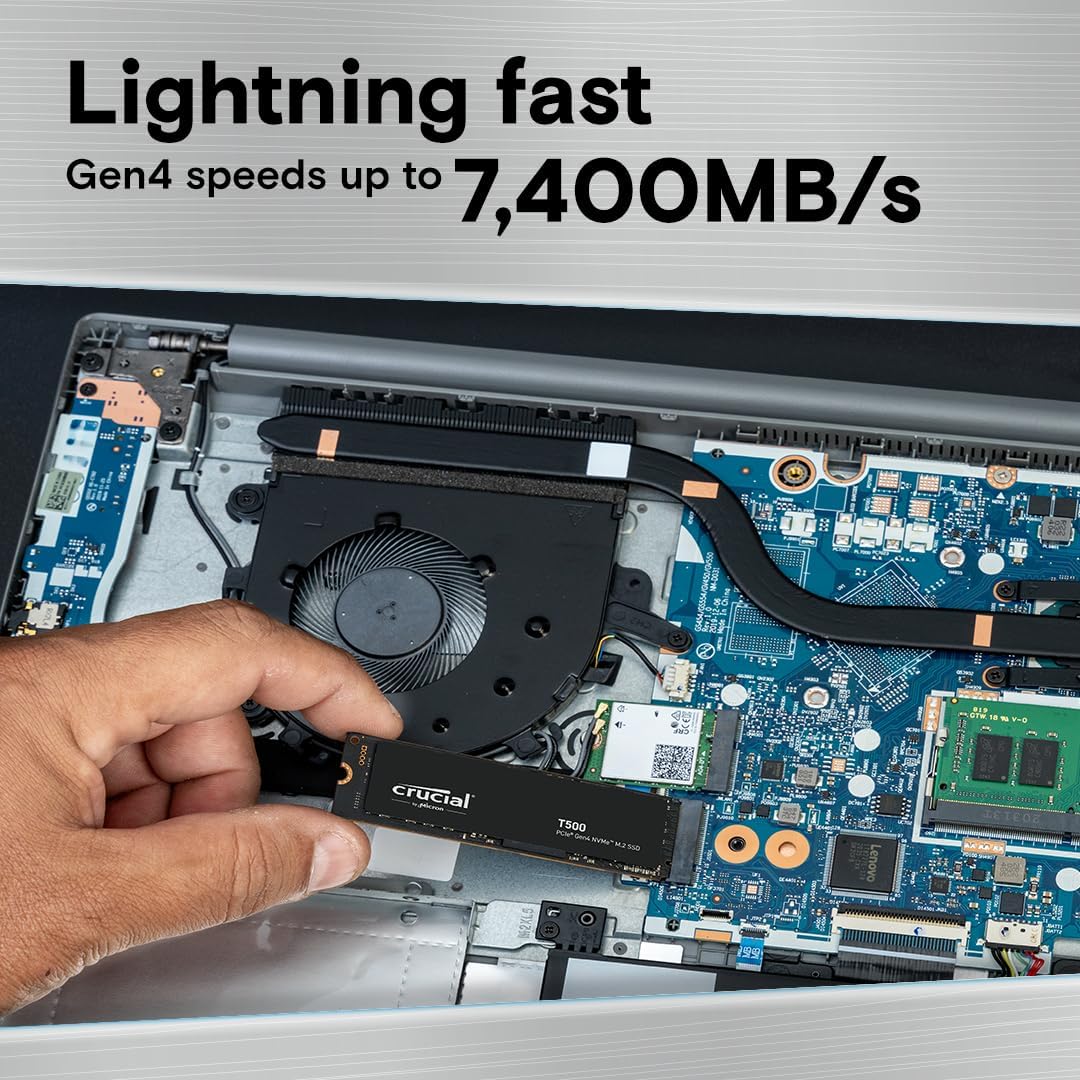 Crucial T500 1TB Gen4 NVMe M.2 - Pc Gaming Website incelemesi ve fiyatı