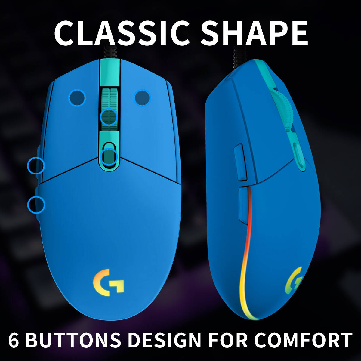 Logitech G203 Kablolu Oyun Mou - Pc Gaming Logitech incelemesi ve fiyatı